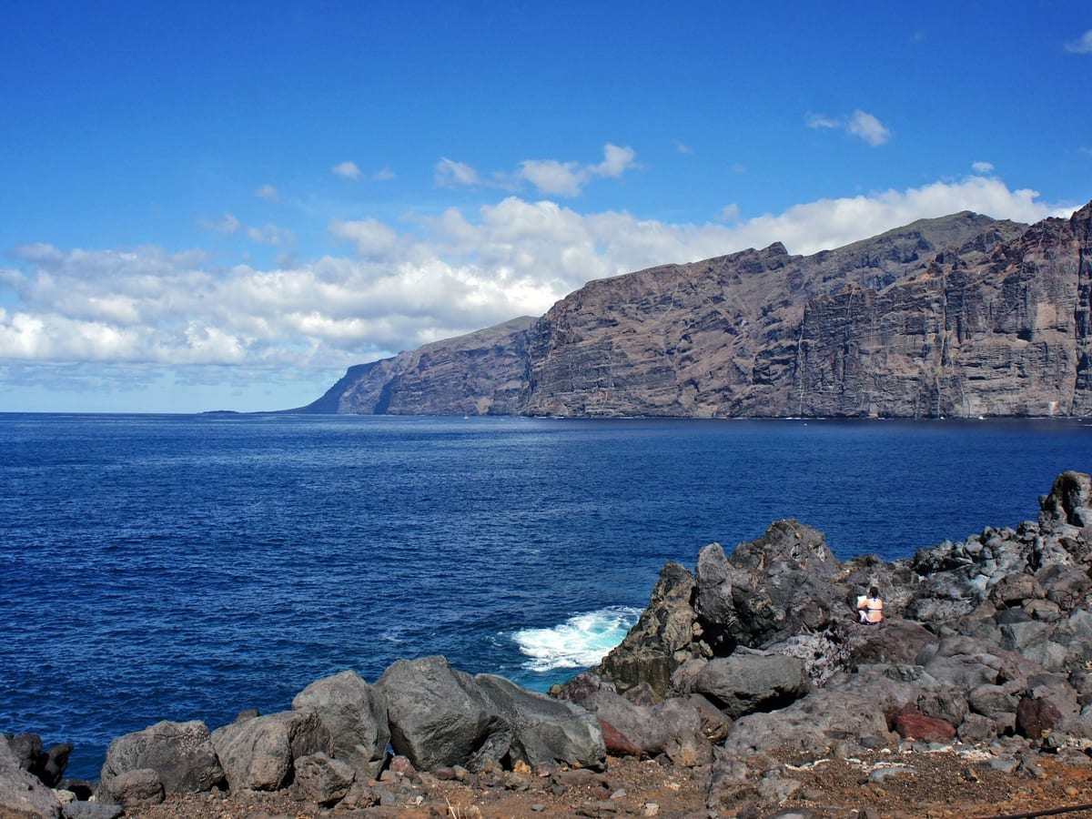 The Los Gigantes cliffs dropping into the Atlantic